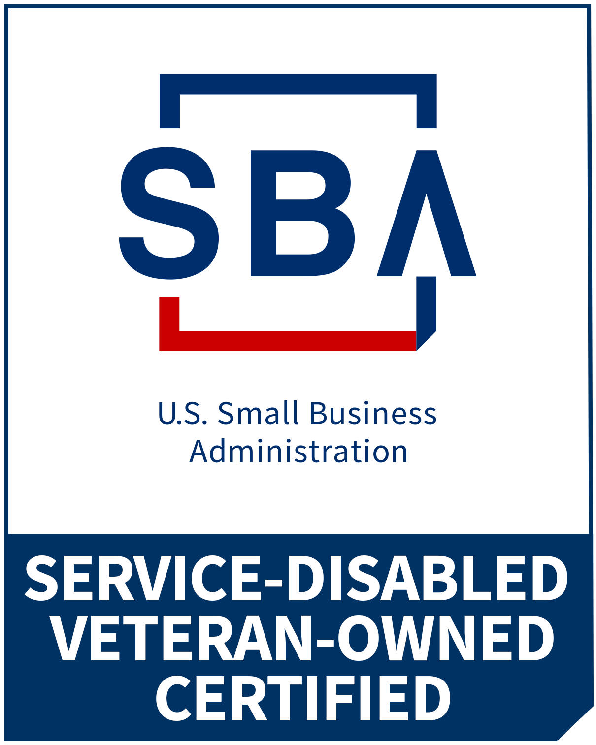 SBA Service Disabled Veteran Owned Certified